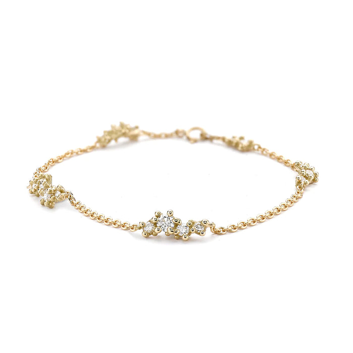 Diamond Encrusted Station Bracelet
