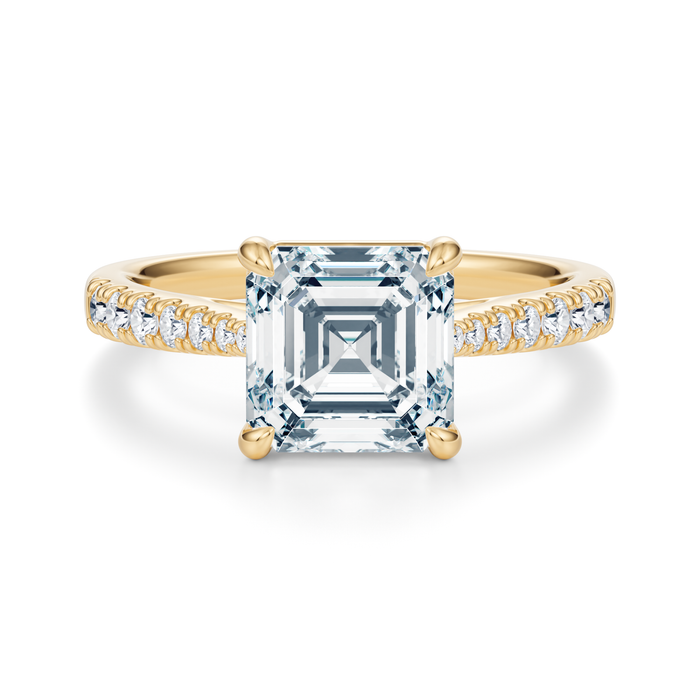 Madison Pavé Engagement Ring Setting