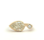 Dyad Diamond Signet Ring