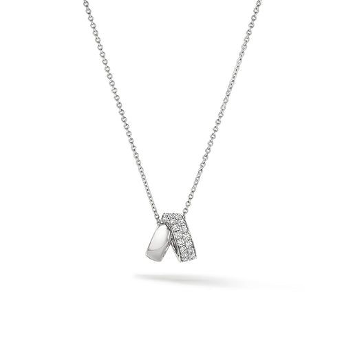 Inside/Out Flip Multi-Wear Rondel Pendant Necklace