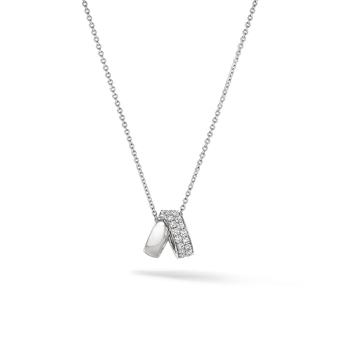 Inside/Out Flip Multi-Wear Rondel Pendant Necklace