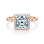 Essex Pavé Halo Engagement Ring Setting