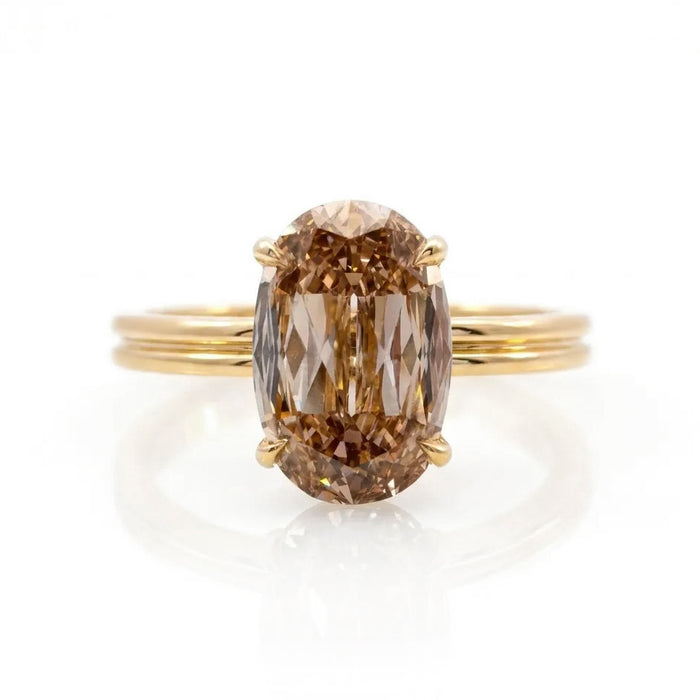 Chambers 2.07ct Oval Cut Diamond Solitaire Engagement Ring