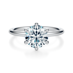 Baxter 6-Prong Solitaire Engagement Ring Setting
