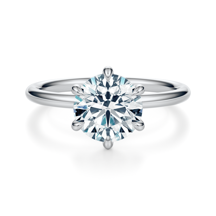 Baxter 6-Prong Solitaire Engagement Ring Setting