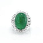 Sugarloaf Emerald & Diamond Cocktail Ring