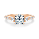 Petite Elizabeth Pavé Engagement Ring Setting