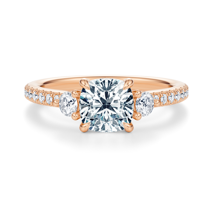 Petite Elizabeth Pavé Engagement Ring Setting
