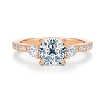 Petite Elizabeth Pavé Engagement Ring Setting