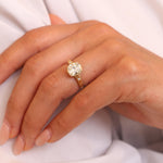 Nicole 2.14ct Old Mine Cut Diamond Engagement Ring