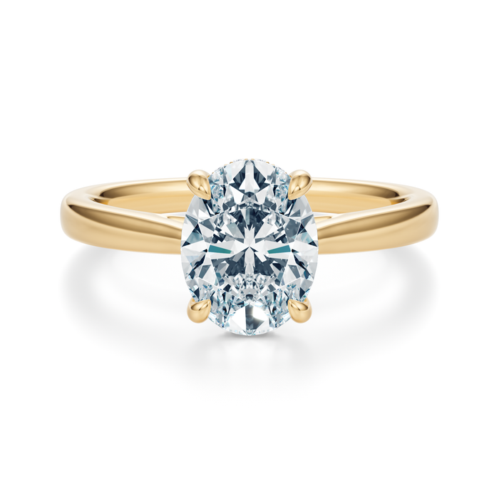 Madison Hidden Halo Engagement Ring Setting