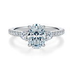 Petite Elizabeth Pavé Engagement Ring Setting