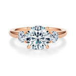 Elizabeth Three-Stone Diamond Engagement Ring Setting
