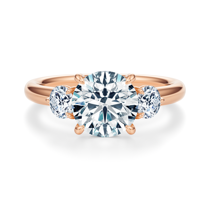 Elizabeth Three-Stone Diamond Engagement Ring Setting