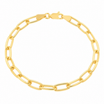 5mm Paper Clip Chain Bracelet