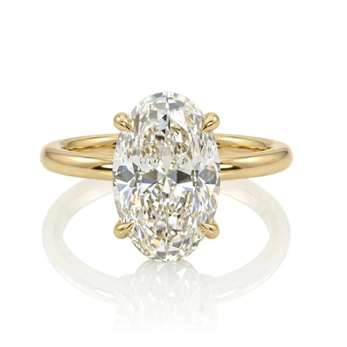 2.51ct Oval Diamond Baxter Solitaire