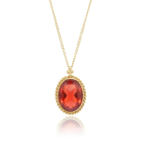 Necklace with Fire Opal