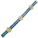 Sapphire and Diamond Bracelet