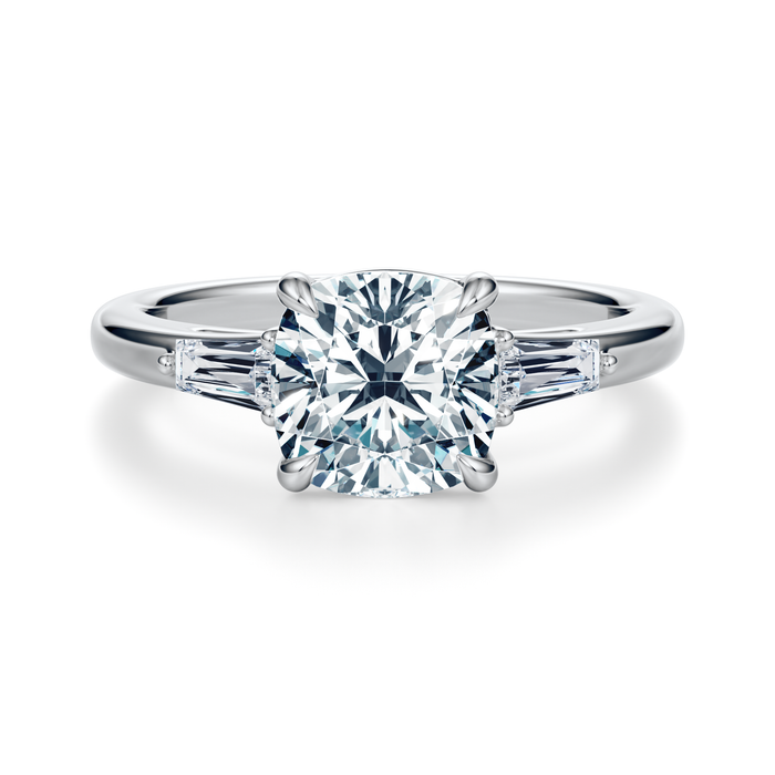 Vesey 3-Stone Engagement Ring Setting