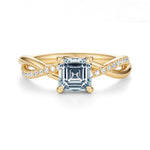 Spring Pavé Engagement Ring Setting