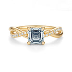 Spring Pavé Engagement Ring Setting