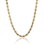Fancy Cross Link Chain Necklace