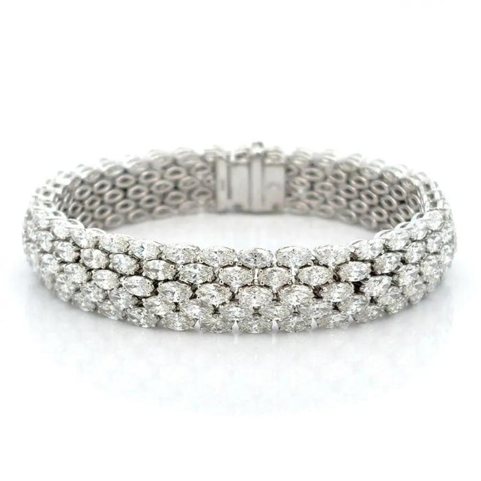 Marquise Cut Diamond Bracelet