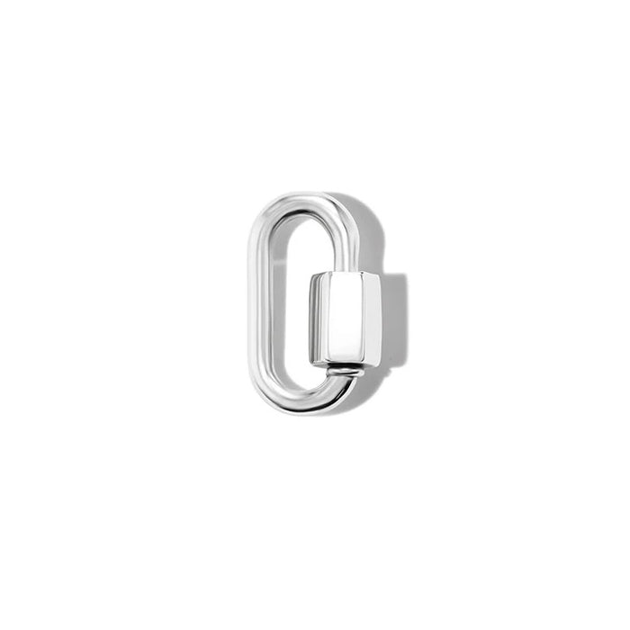 Sterling Silver Spring Lock