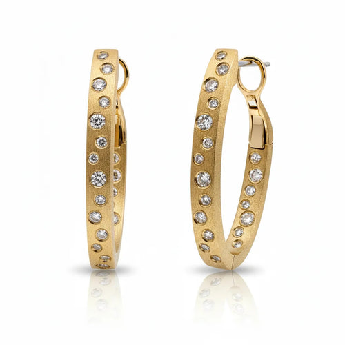 Oval Hoop Earrings