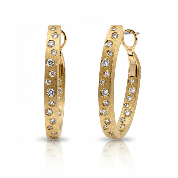 Oval Hoop Earrings