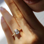Ludlow 2.01ct Emerald Cut Diamond Engagement Ring