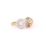 Diamond Toi et Moi Ring