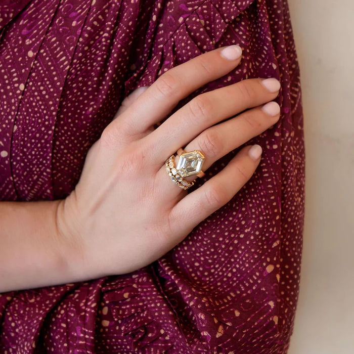 Large Julia Diamond Wedding Band