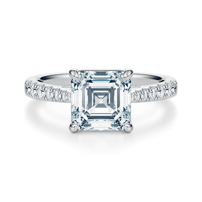 Madison Pavé Engagement Ring Setting