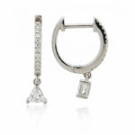 Diamond Triangle Earrings