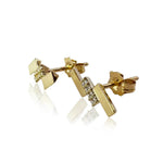 Geometric Diamond Earrings
