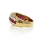 Ruby and Diamond Statement Ring