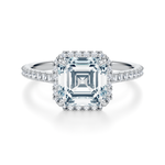 Essex Pavé Halo Engagement Ring Setting