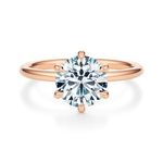 Baxter 6-Prong Solitaire Engagement Ring Setting
