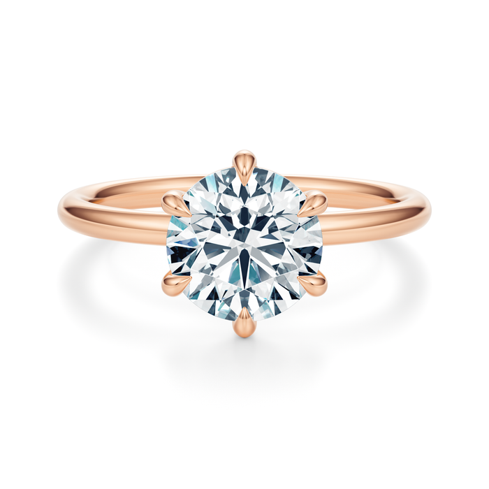Baxter 6-Prong Solitaire Engagement Ring Setting