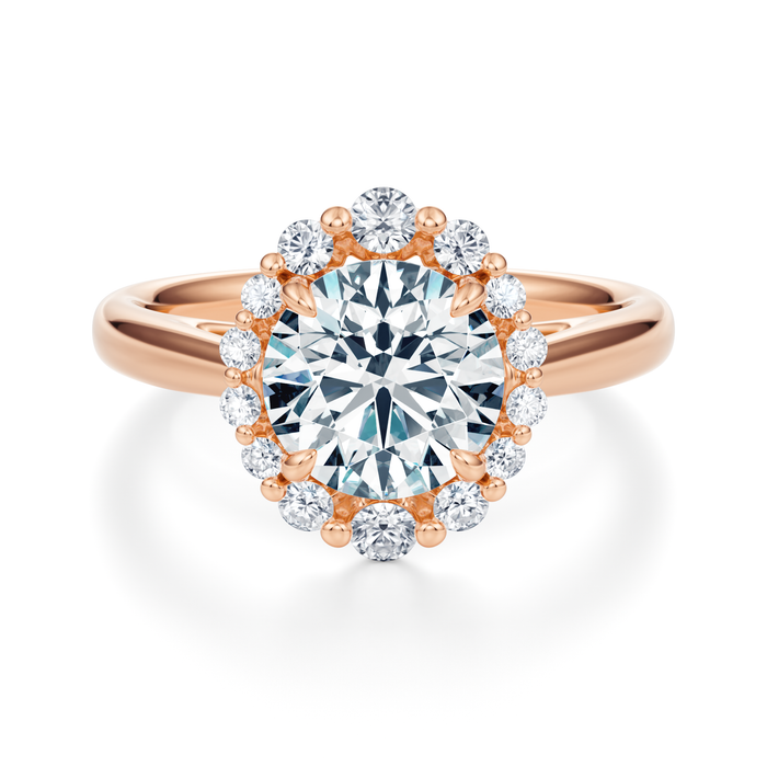 Perry Halo Engagement Ring Setting