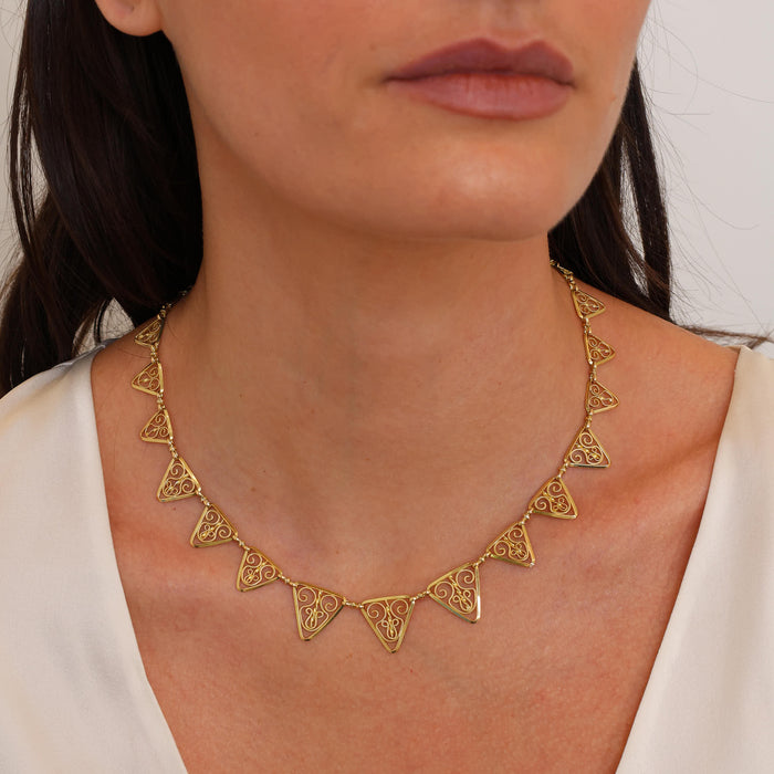 Fancy Link Chain Necklace