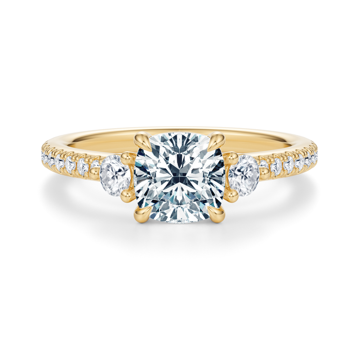 Petite Elizabeth Pavé Engagement Ring Setting