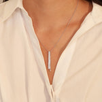 Inside/Out Flip Drop Pendant Necklace