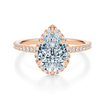 Essex Pavé Halo Engagement Ring Setting