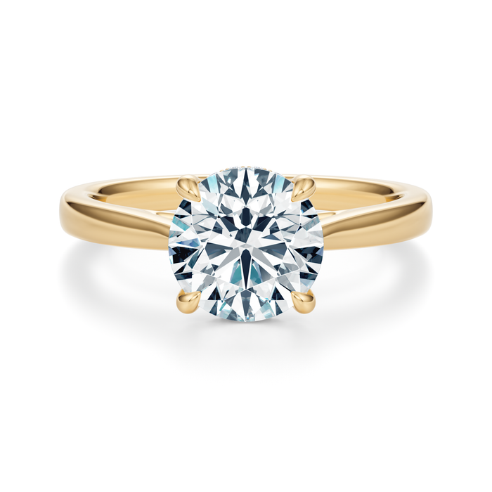 Madison Hidden Halo Engagement Ring Setting