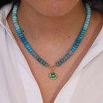 Muzo Emerald "Laurel" Frame Charm