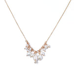 16" Shadow Diamond & Pearl Necklace