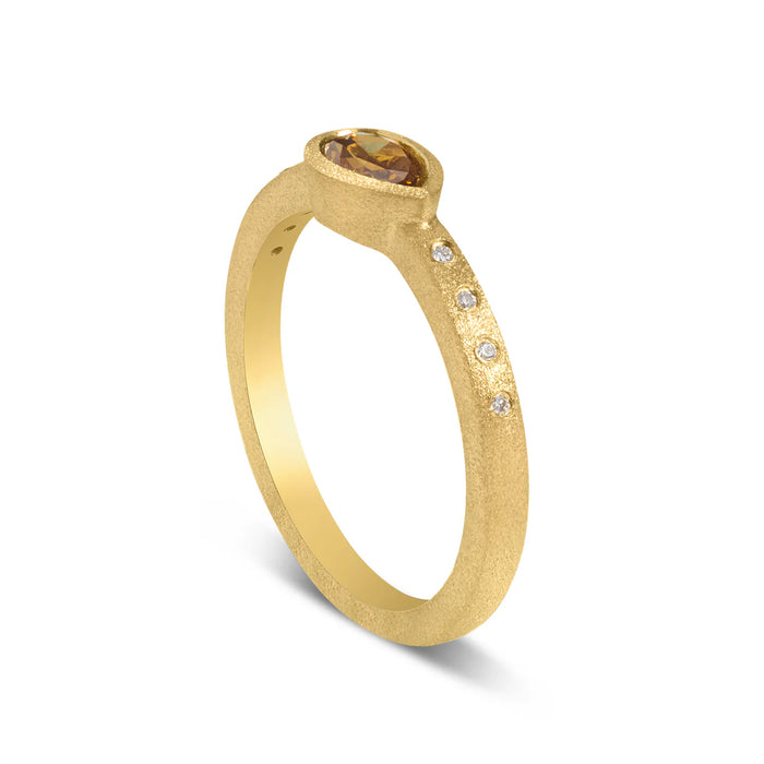 Pear Desert Diamond Ring