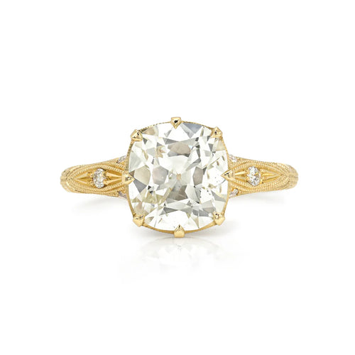 Nicole 2.14ct Old Mine Cut Diamond Engagement Ring